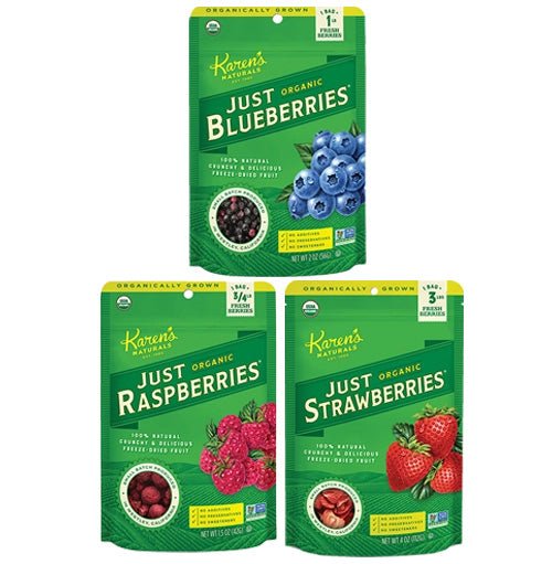 VARIETY PACK - Organic Just Berries - Karen's Naturals